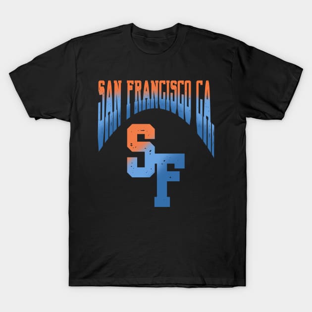 SF SAN FRANCISCO T-Shirt by Tee Trends